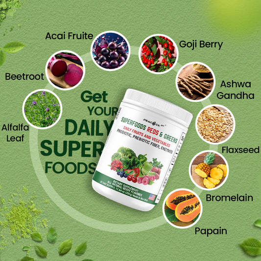 Organic Superfoods Reds and Greens (Daily Fruits and Vegetables)