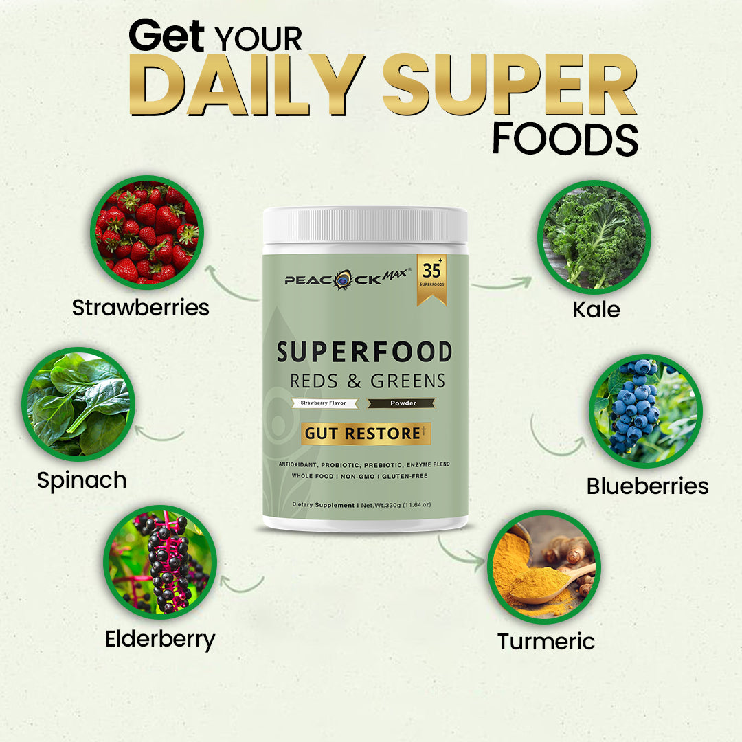 Superfood Reds & Greens (New Look & Improved Formula)