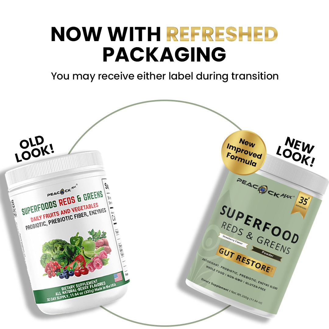 Superfood Reds & Greens (New Look & Improved Formula)